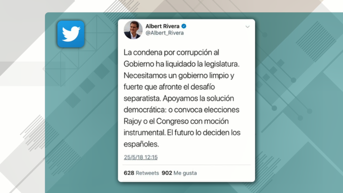 Reacciones en redes sociales ante la moción de censura del PSOE