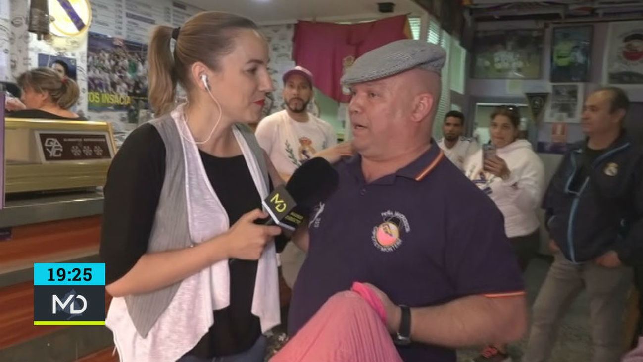 El capote talismán de Toñín, madridista de pro