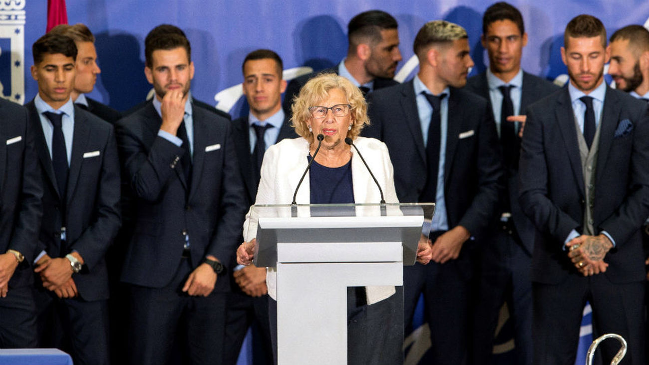 Carmena: "Han hecho de nuevo una gesta maravillosa"