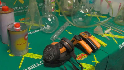 Desmantelado un laboratorio de drogas de diseño y de marihuana en Valdemorillo