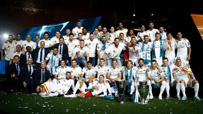 El Bernabéu, colofón de la fiesta del Real Madrid con Cristiano en los focos