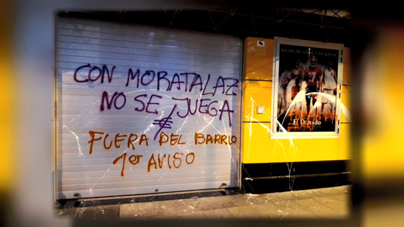 Actos vandálicos en Moratalaz