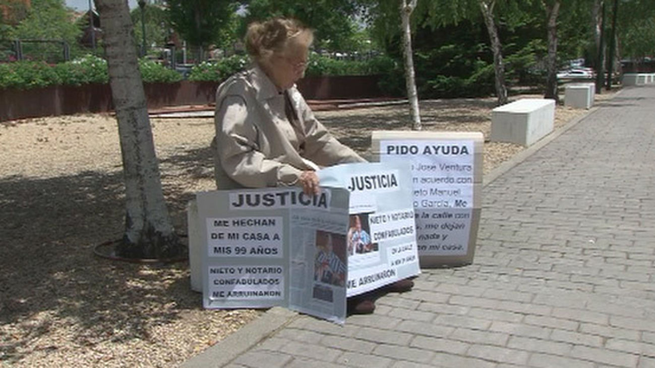 Mary: "Tengo 99 años y me veo en la calle"