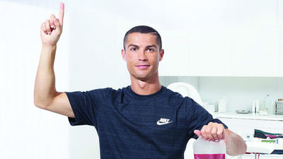 Cristiano Ronaldo recupera la sonrisa