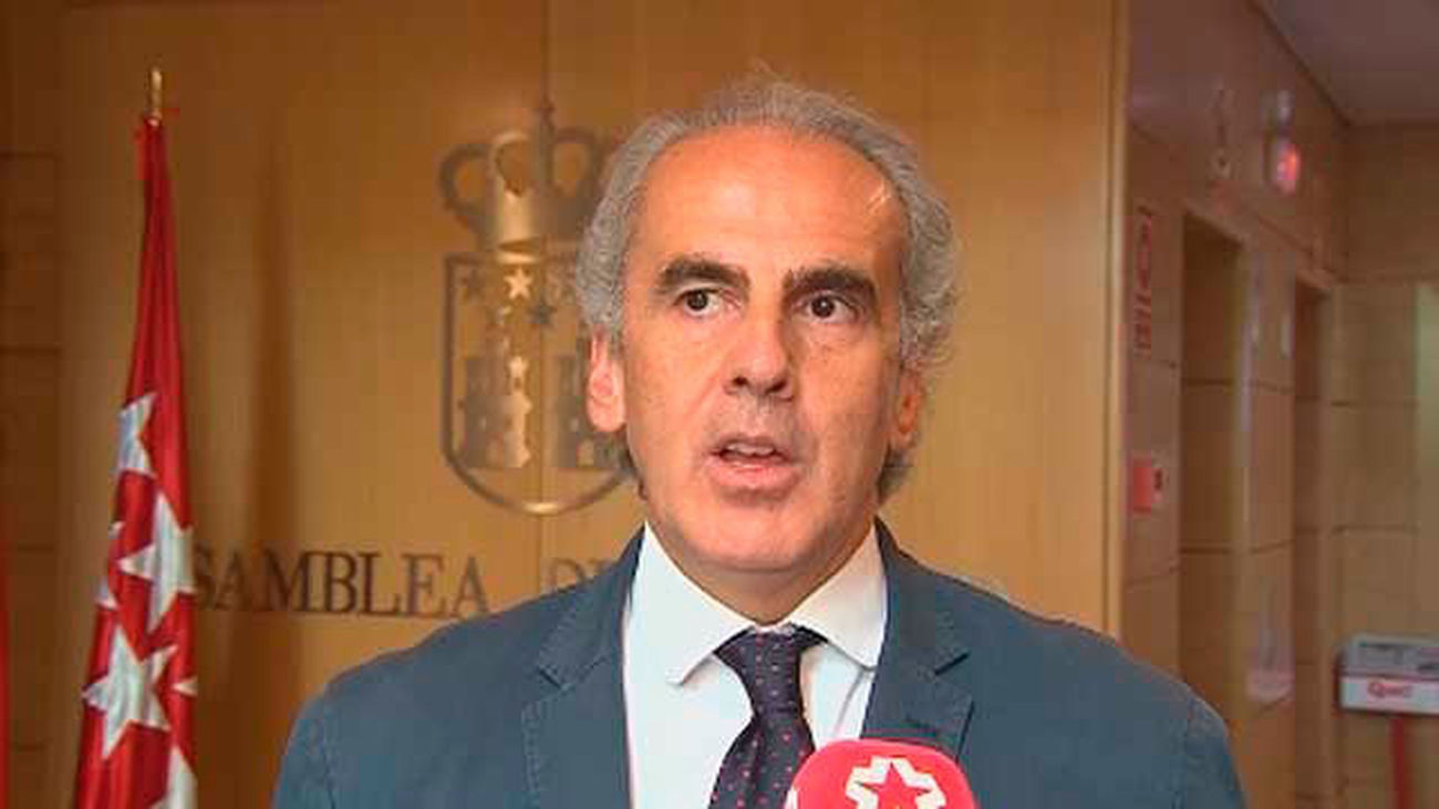Enrique  Ruiz-Escudero, consejero de Sanidad de la Comunidad de Madrid