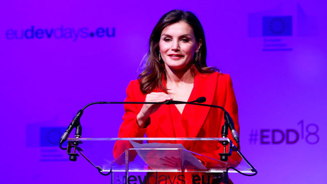 La reina Letizia en Bruselas