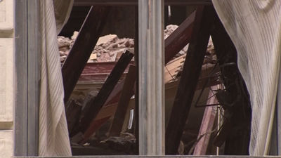 El Samur Social aloja a cuatro personas evacuadas por el derrumbe de Chamberí