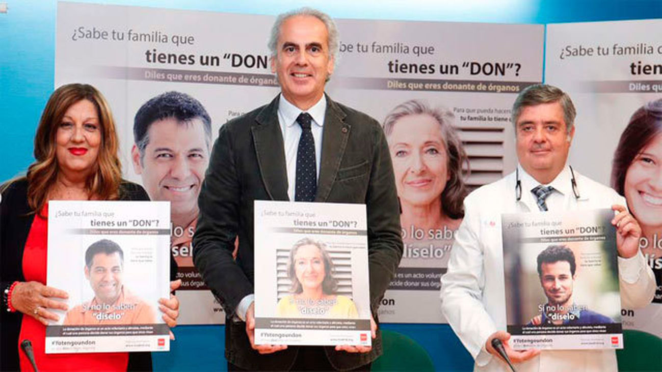 La Comunidad busca nuevos donantes de órganos con la campaña '#YoTengoUnDon'