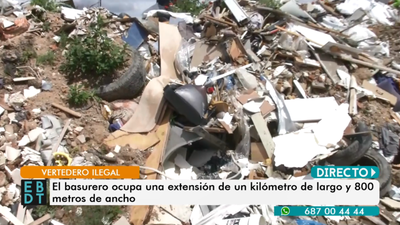 Un vertedero ilegal en Fuencarral
