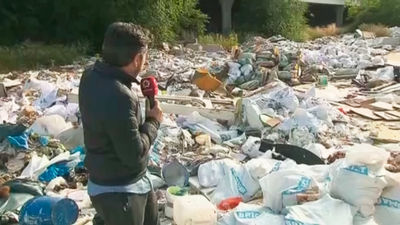 Denuncian un vertedero ilegal en Villaverde Alto