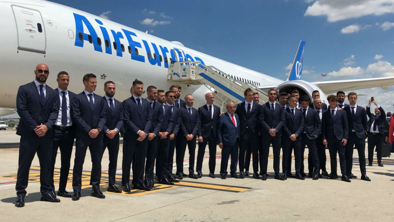 España ya está en Rusia