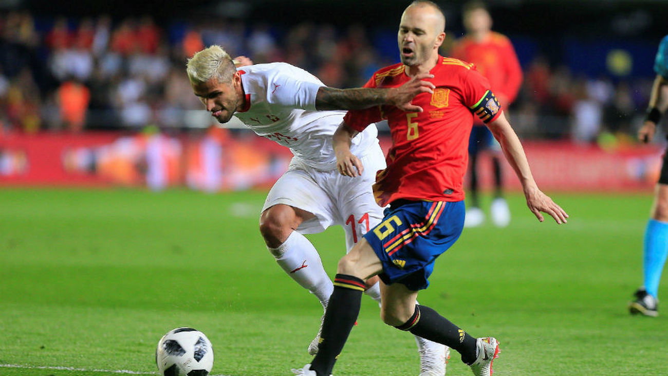 Iniesta ante Suiza