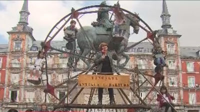 La Plaza Mayor se llena de fantasía con una feria de atracciones