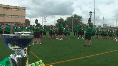 El Alzola-Halcones de Orcasitas estrena césped