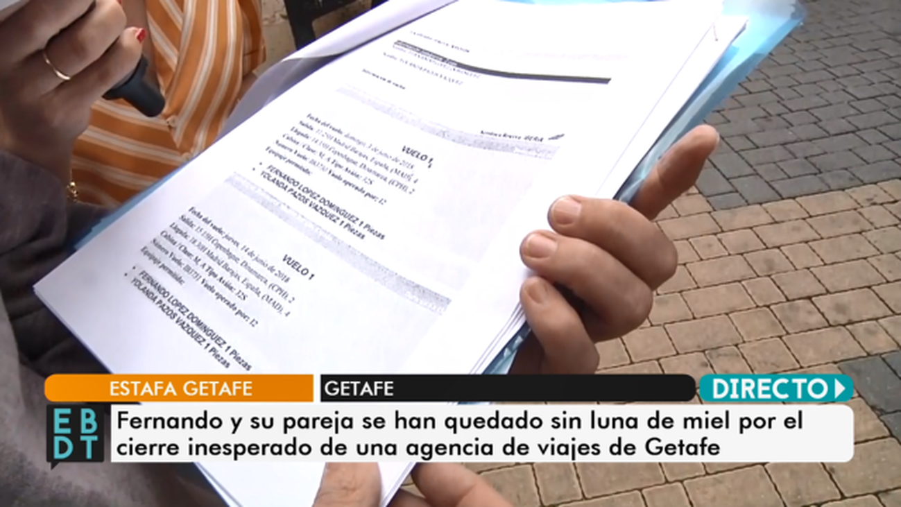 Sin luna de miel por el cierre inesperado de su agencia de viajes