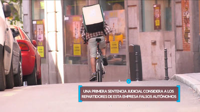 Repartidores y mensajeros, los 'falsos autónomos'