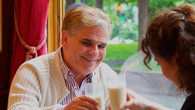 Una horchata con Pedro Ruiz en el Café Gijón