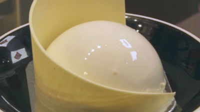 Un postre de tres leches en Le Bec-Fin