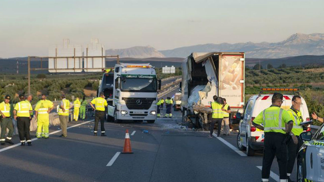 Accidente en Bailén con dos muertos