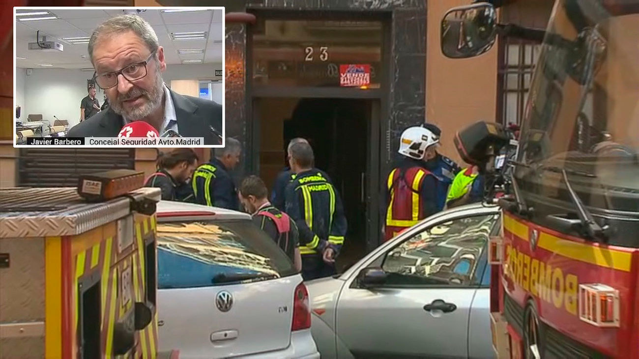 Barbero asegura que el derrumbe de corrala en Chamberí está controlado