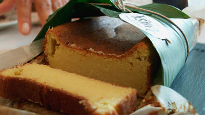 Un bizcocho tropical en Amasa