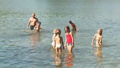 Nos damos un baño en el Pantano de San Juan