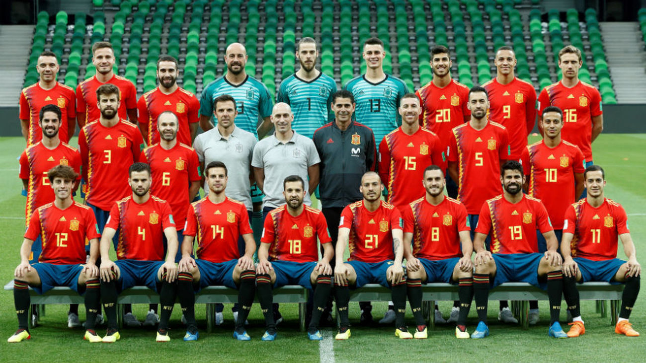 España repite la foto oficial