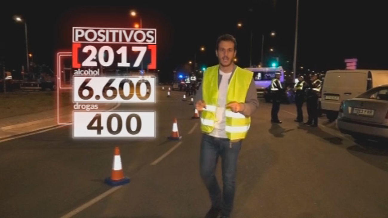 Controles de alcohol y drogas en las carreteras de Madrid
