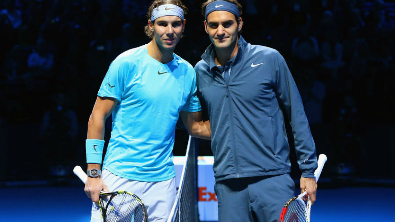 Rafa Nadal y Roger Federer