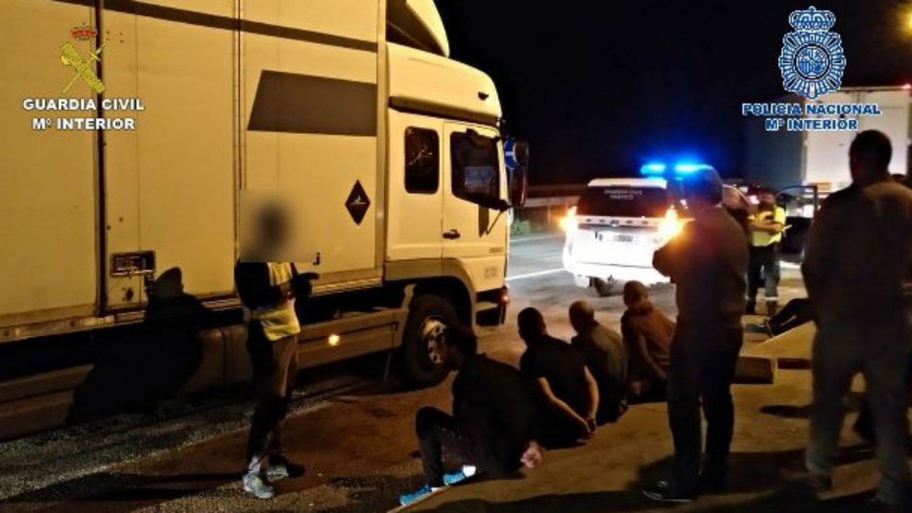 Detenidos en la operación