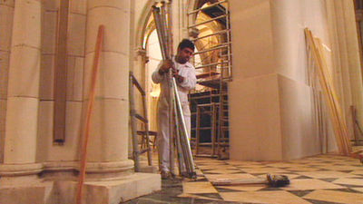 Obras a toda prisa para inaugurar la Catedral