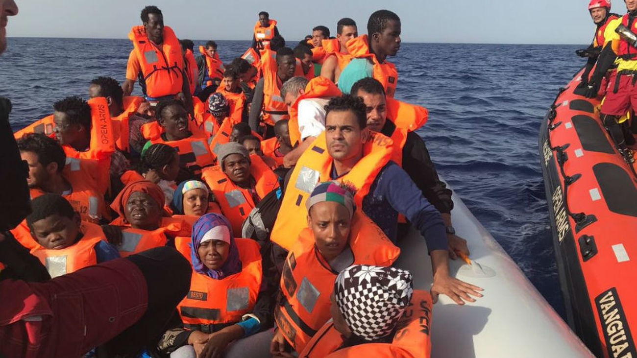 Open Arms solicita desembarcar en puerto español a 60 rescatados en Libia