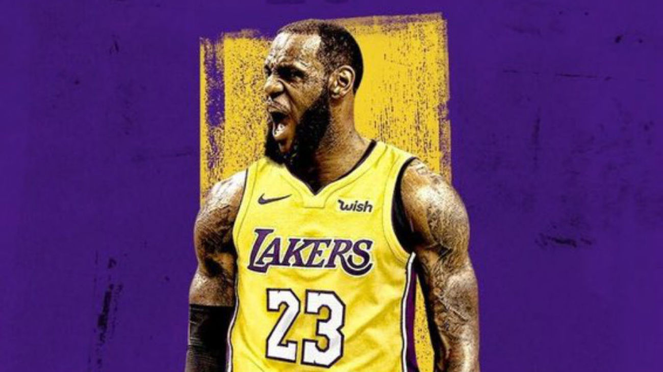 LeBron James firma por cuatro años con los Lakers
