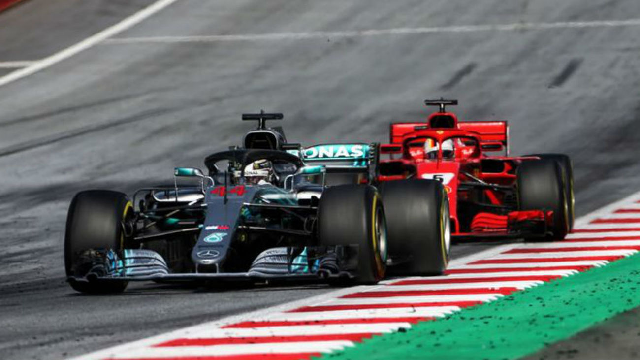Hamilton y Vettel