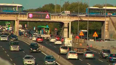 La A-2 contará con un carril Bus-VAO de entrada y salida de Madrid