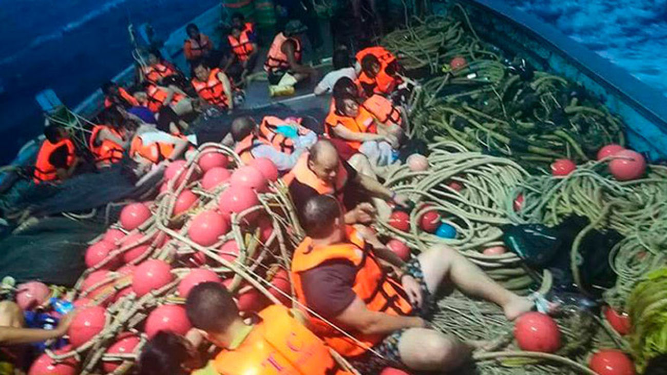 Se eleva a 38 el número de muertos por dos naufragios en Tailandia