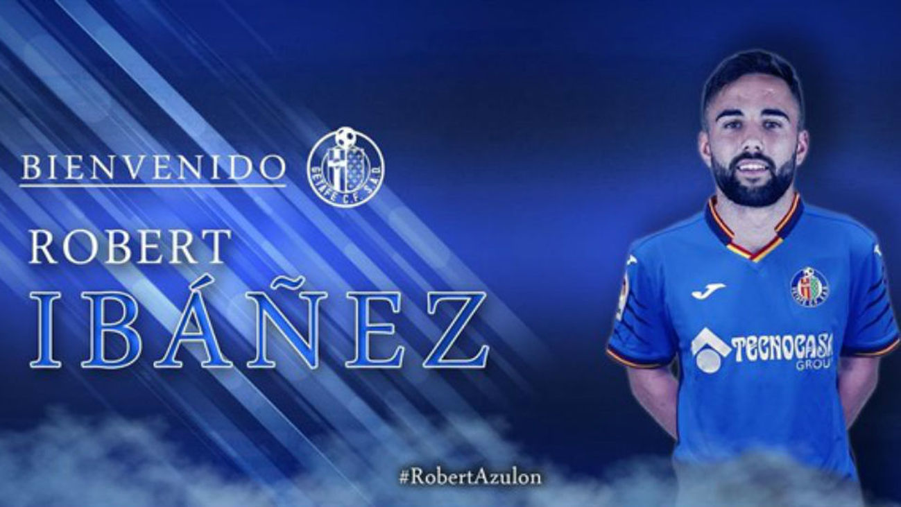 Robert Ibáñez firma cuatro años con el Getafe