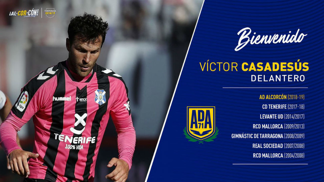 Víctor Casadesús refuerza la delantera del Alcorcón