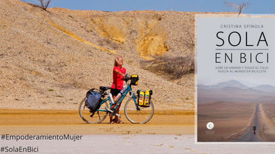 Cristina Spínola presenta su libro tras recorrer el mundo en bici
