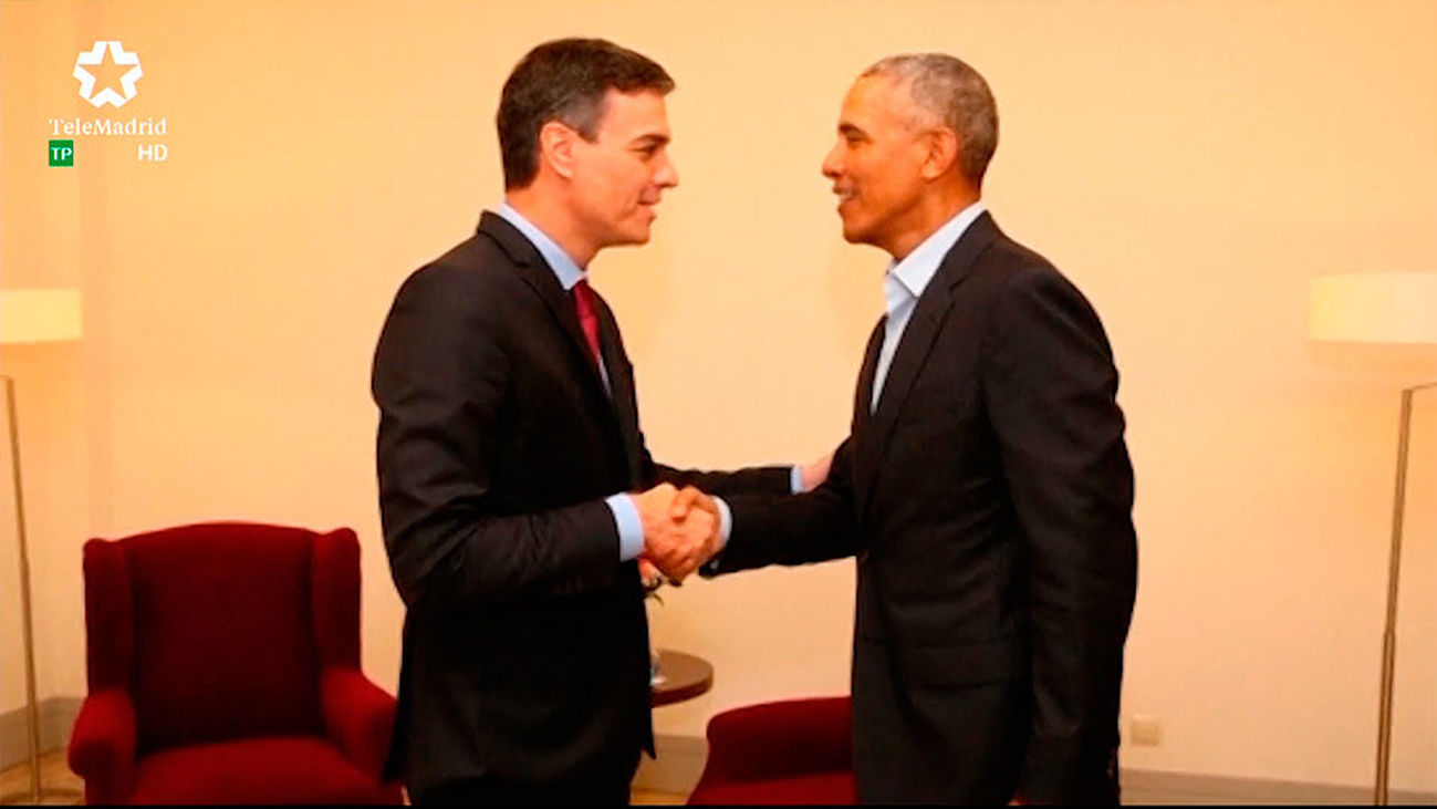 La familia Obama visita la capital