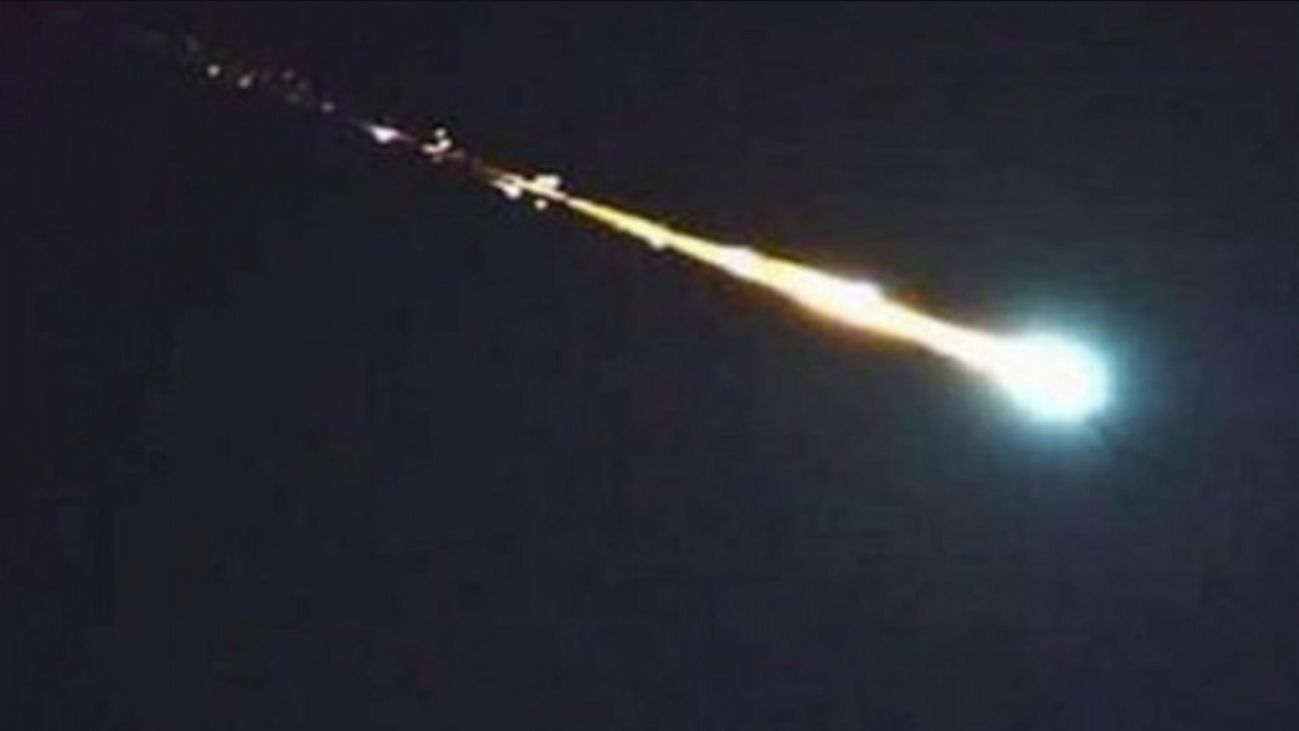 Un meteorito vuela sobre Madrid