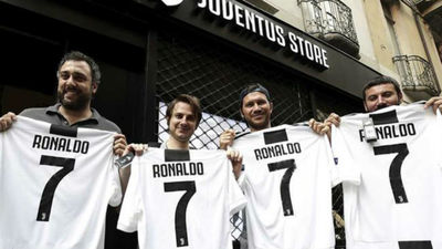 El fichaje de Cristiano colapsa la tienda online del Juventus