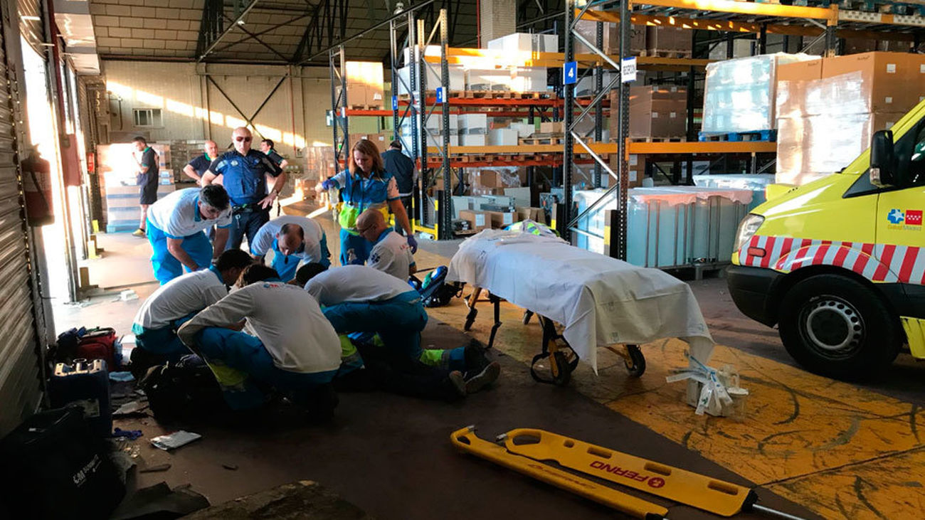 Accidente laboral en altura