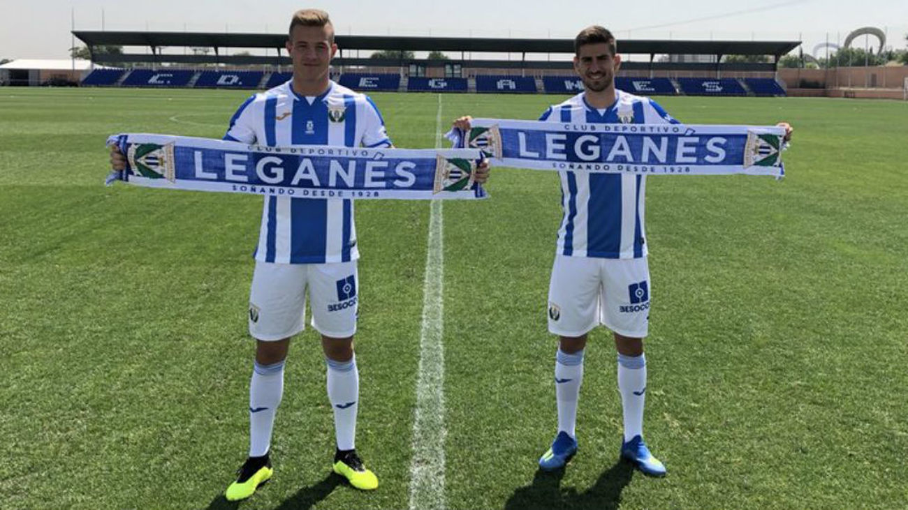 Tarín y a Ojeda, "orgullosos" de jugar en el Leganés