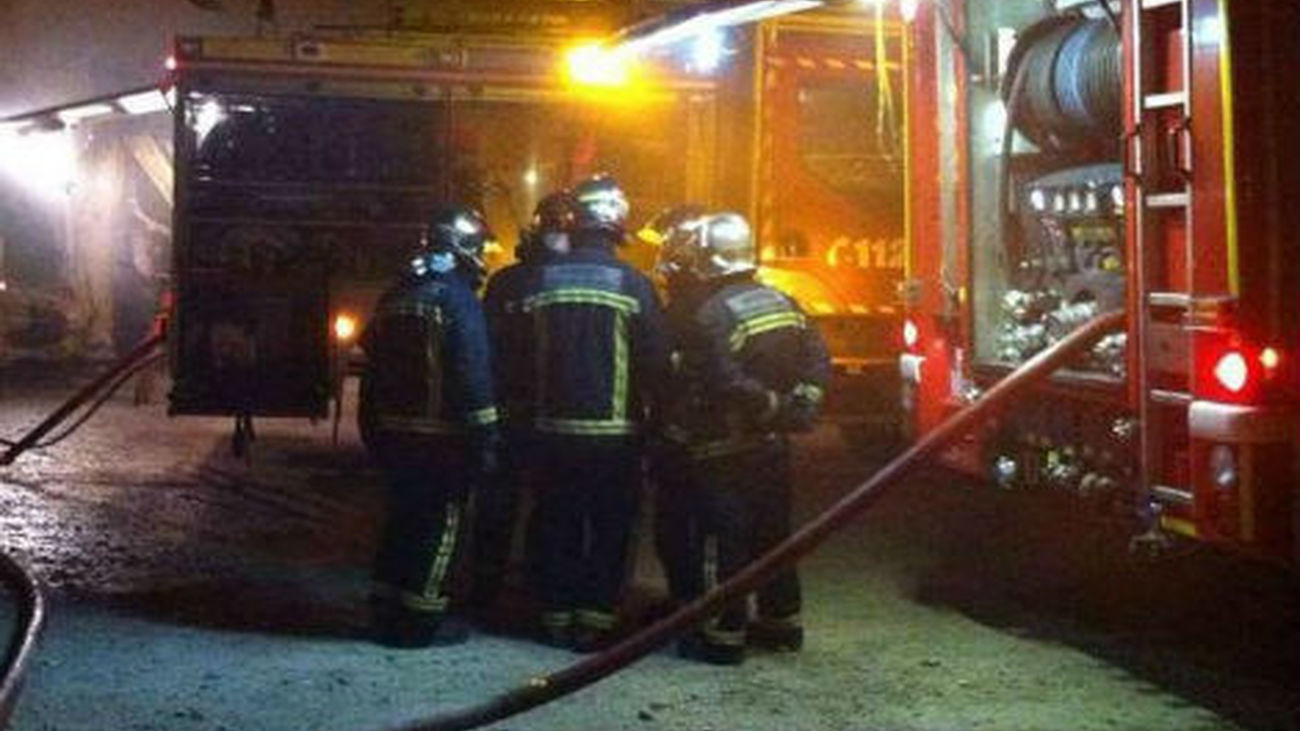 Arden 500 metros cuadrados de una nave industrial en un polígono de Navalcarnero