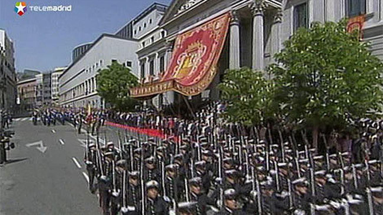 Continúan los preparativos en el Congreso y en el Palacio Real para la ceremonia de la proclamación de Felipe VI