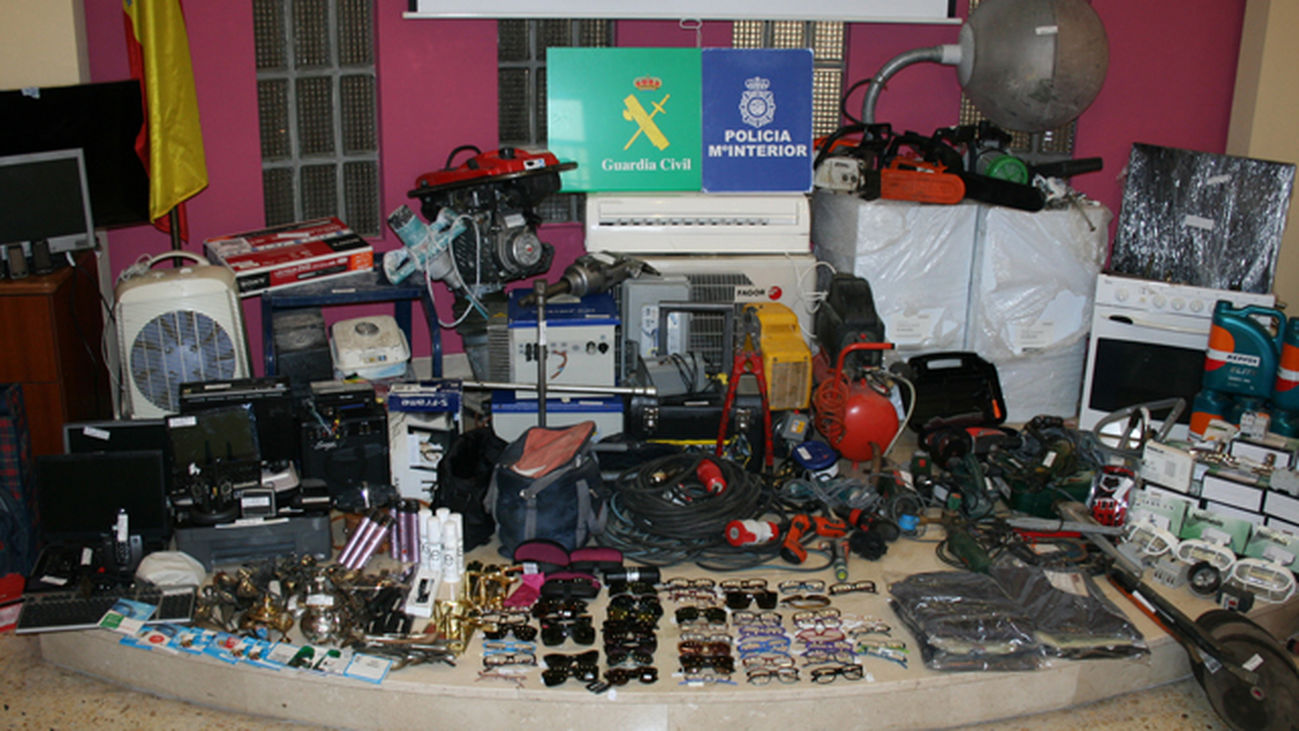 Detenidos 18 miembros de un grupo itinerante imputado por 46 robos en viviendas en construcción