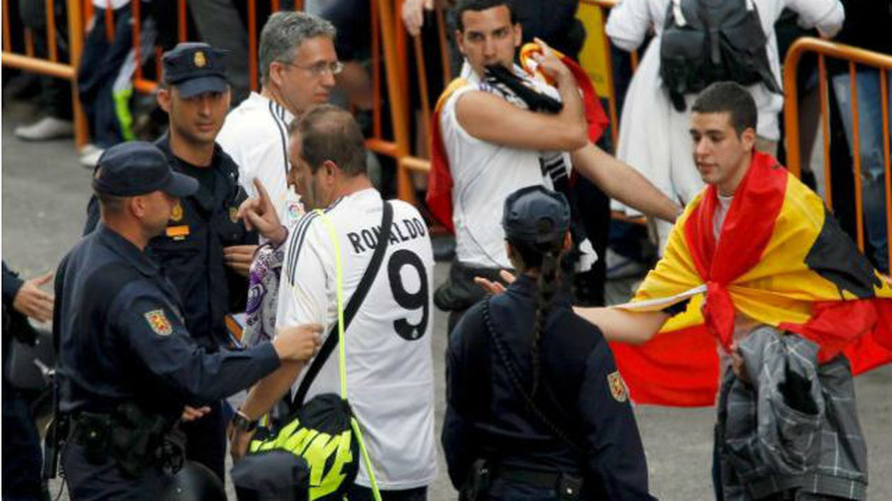Dispositivo especial de seguridad en Madrid por la final de Lisboa