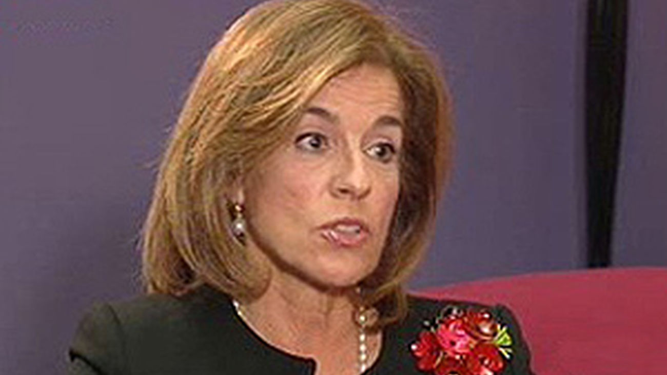 Entrevista a Ana Botella, alcaldesa de Madrid, que desmiente contactos con el COI para sustituir a Brasil'16