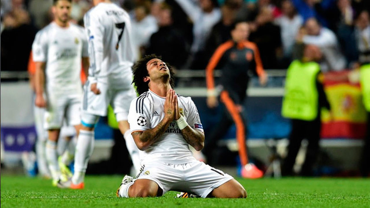 Escucha el gol de Marcelo (3-1)